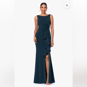 Betsy & Adam Ruffled Bow Gown